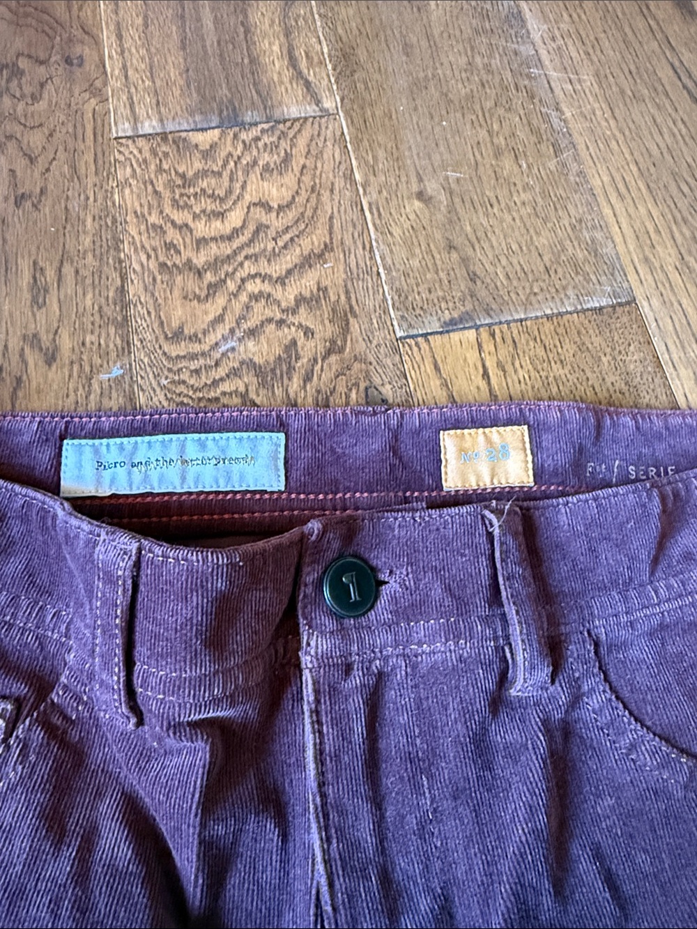 Anthropologie Pilcro Slim Stretch Corduroy Pants-Serif Fit
